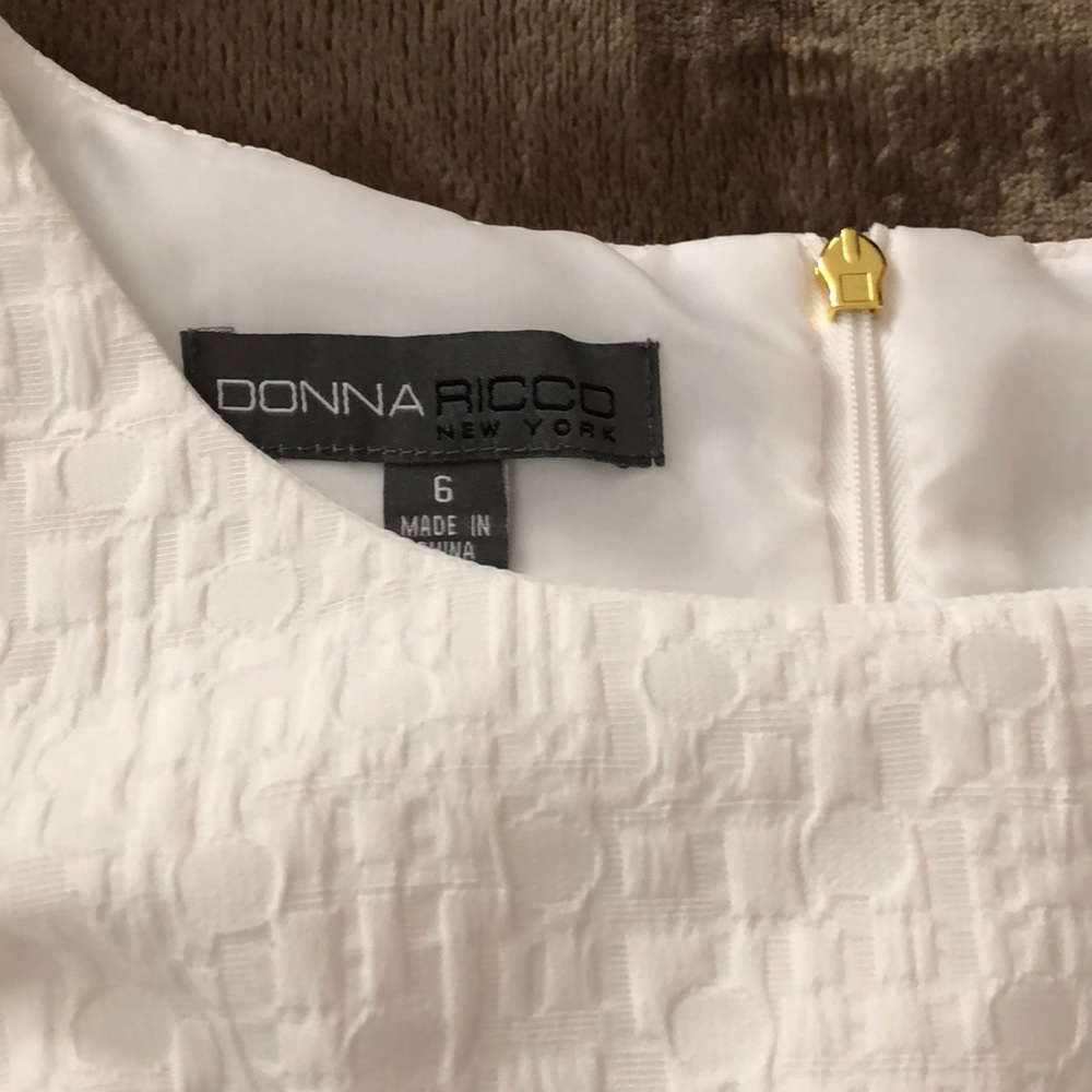 NWT Donna Ricco Sleeveless Waist Yoke Sheath Dress - Picture 4 of 8